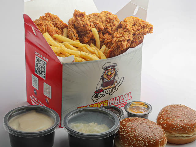 Krispys Bone-In 12 pc Comes With Lg Fries, Lg Coleslaw 3 Bread And 3 Drink