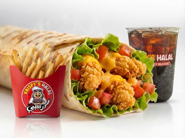 Twister Krispys Sandwich w/Fries & Drink