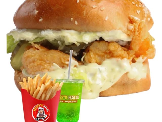 Krispy's Shrimp Sandwich Combo